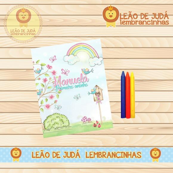 Revistinha para colorir JARDIM