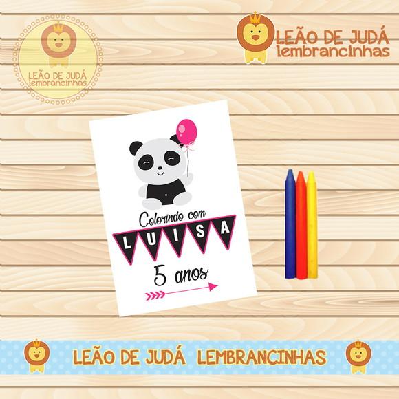 Revistinha para colorir PANDA