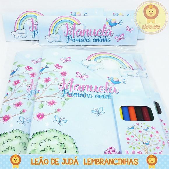 Revistinha para colorir no tema Jardim