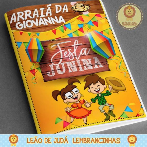 Revistinha para colorir Tema Festa Junina