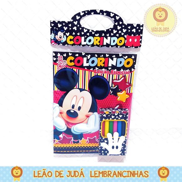 Revistinha para colorir Tema Mickey