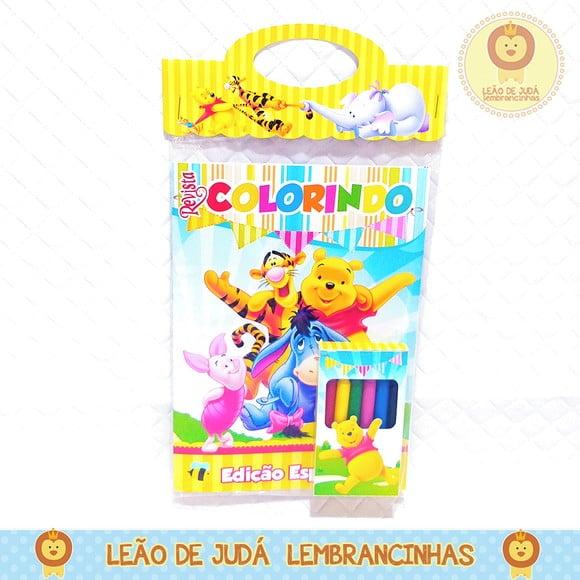 Revistinha para colorir Tema Pooh