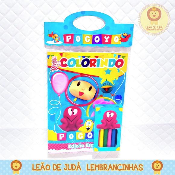 Revistinha para colorir Tema Pocoyo