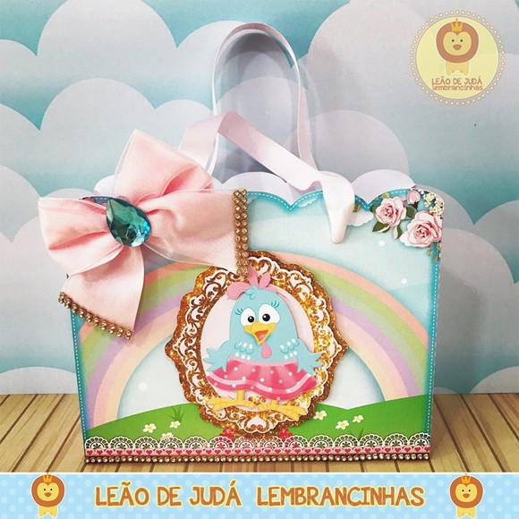 Sacolinha Mônaco Galinha Pintadinha