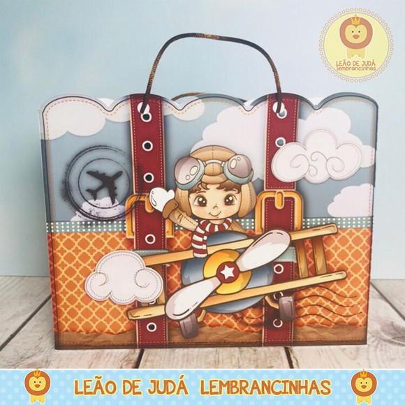 Sacolinha Mônaco Tema Aviador