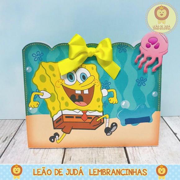 Sacolinha Mônaco Tema Bob Esponja