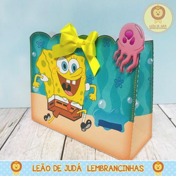 Sacolinha Mônaco Tema Bob Esponja