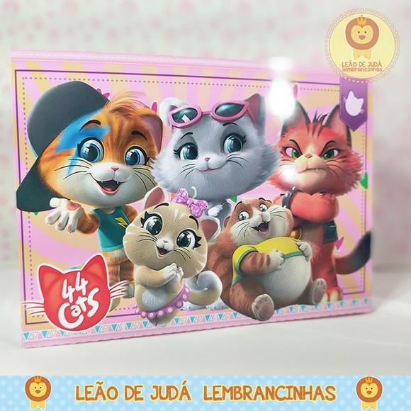 sacolinha para festa tema 44 gatos