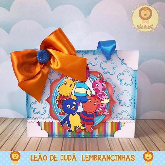sacolinha para festa tema backyardigans