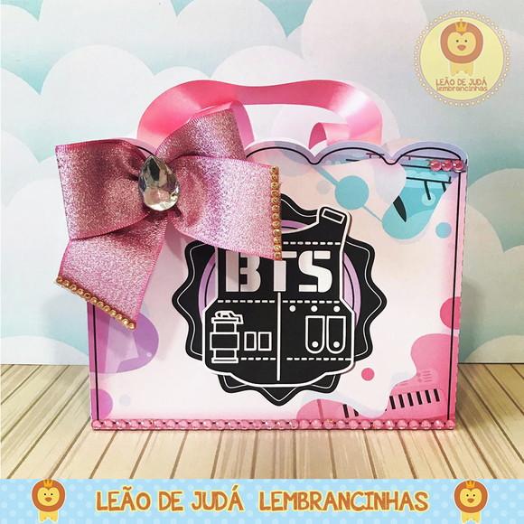 Sacolinha para festa tema BTS