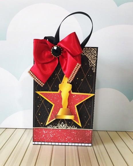 Sacolinha para Festa Tema Cinema Hollywood