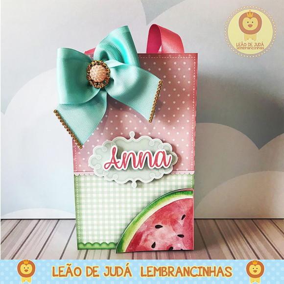 sacolinha para festa tema melancia
