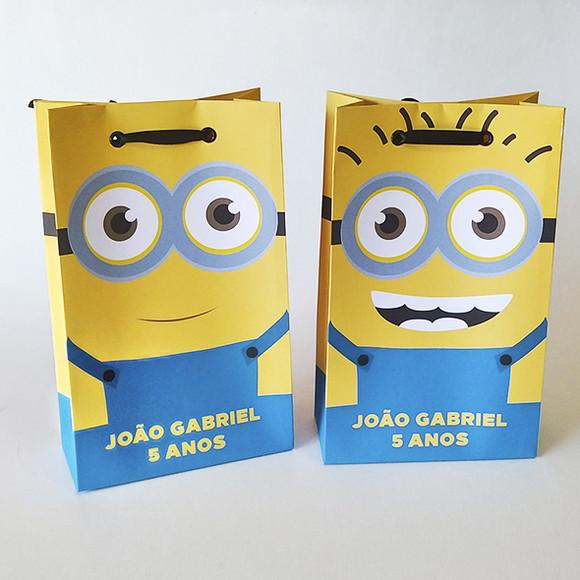 Sacolinha para Festa Tema Minions