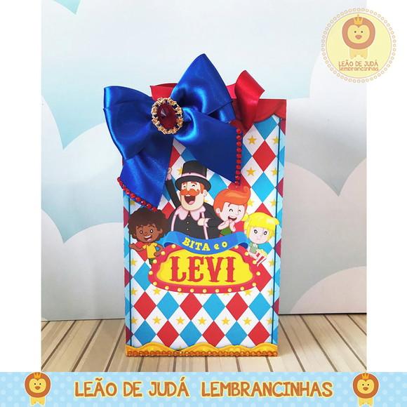 Sacolinha para festa tema Mundo Bita circo