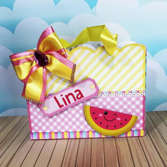 sacolinha para festa tema quitandinha