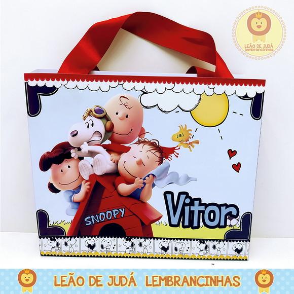 Sacolinha para Festa Tema Snoopy