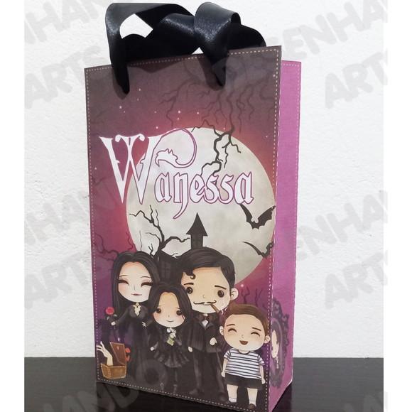 Sacolinha para Festa Tema Wandinha