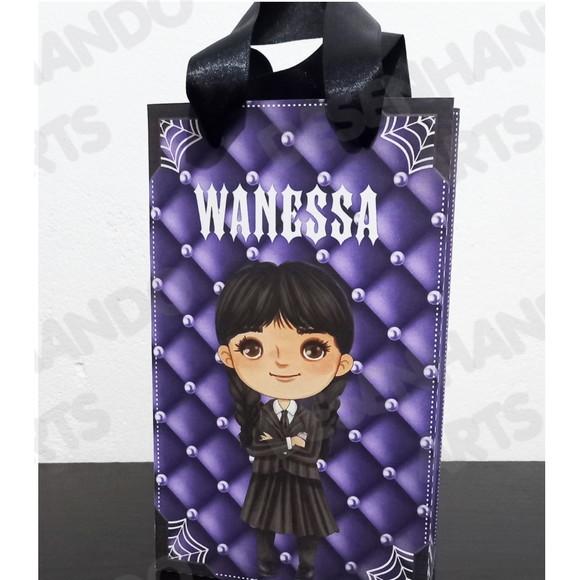 Sacolinha para Festa Tema Wandinha