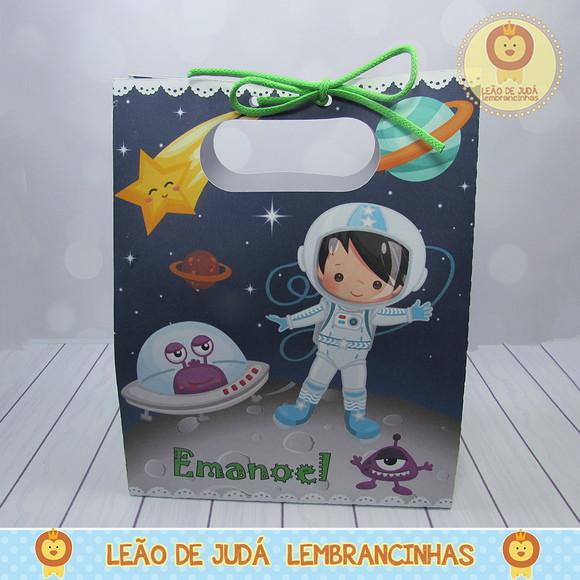 Sacolinha Tema Astronauta