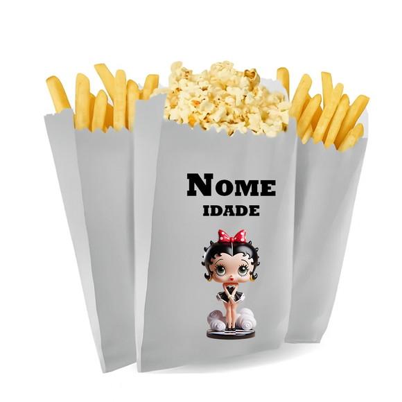 Saquinho de Pipoca e Batata Tema Betty Boop