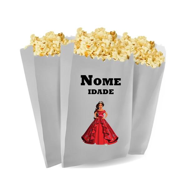 Saquinho de Pipoca Personalizado Elena de Avalor
