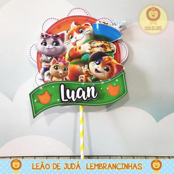 TOPO DE BOLO 44 gatos