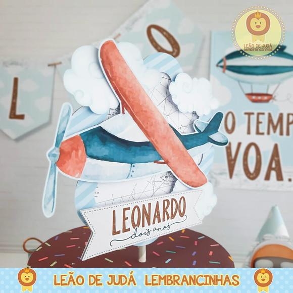 TOPO DE BOLO aviador