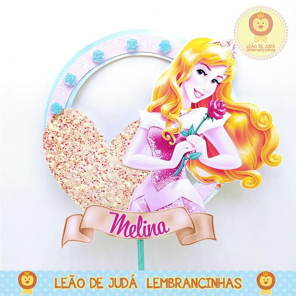 Topo de Bolo Bela Adormecida