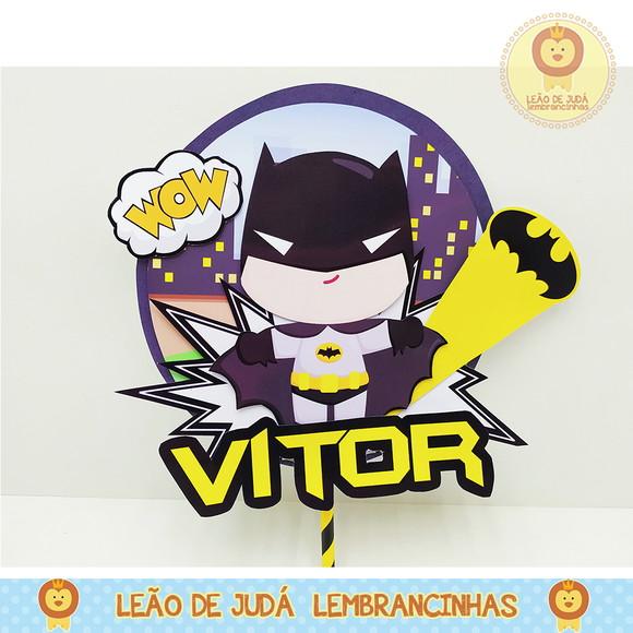 TOPO DE BOLO batman