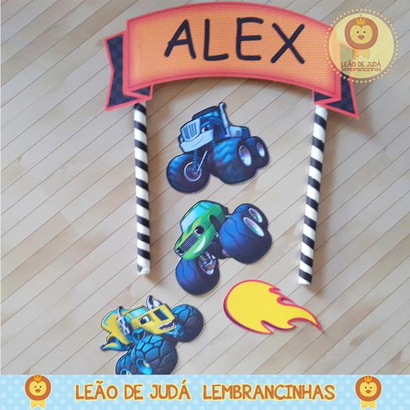 TOPO DE BOLO Blaze and the Monster Machines