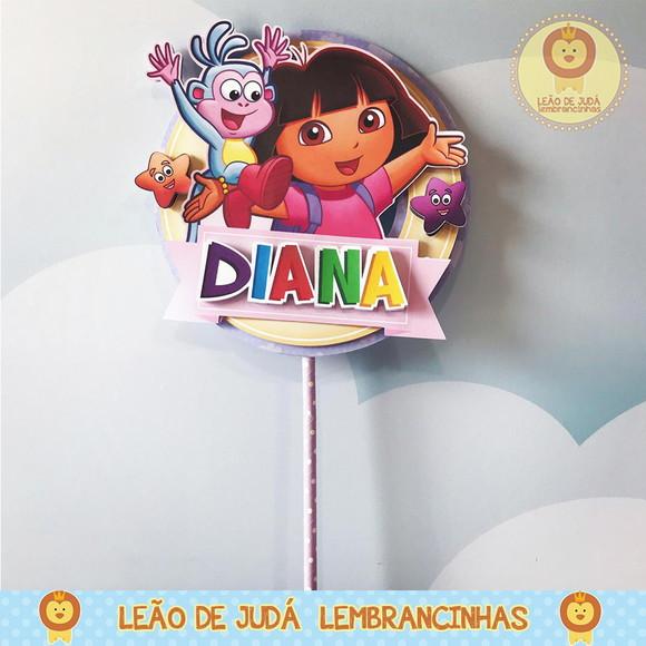 TOPO DE BOLO dora aventureira