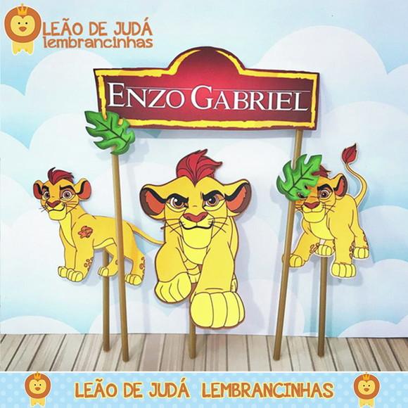 TOPO DE BOLO GUARDA DO LEÃO