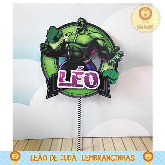 TOPO DE BOLO hulk
