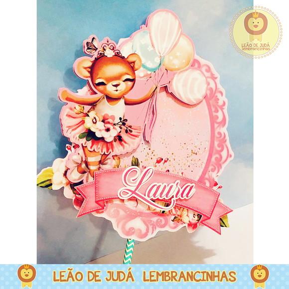 TOPO DE BOLO jardim das ursas
