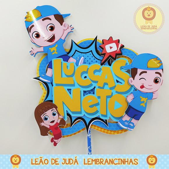TOPO DE BOLO lucas neto