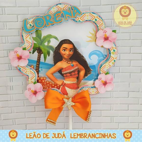Topo de Bolo Moana