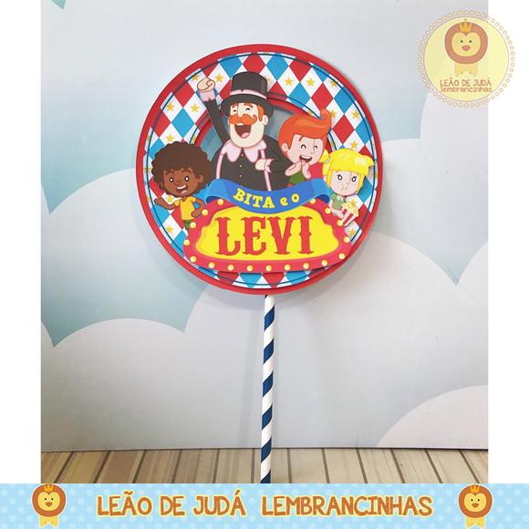 TOPO DE BOLO Mundo Bita circo