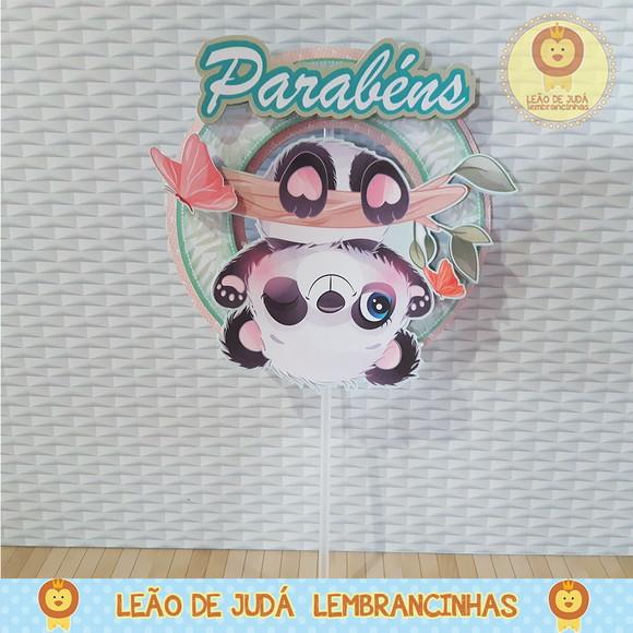 TOPO DE BOLO panda menino