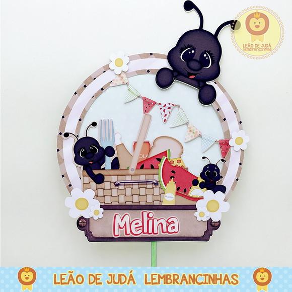 Topo de Bolo Picnic