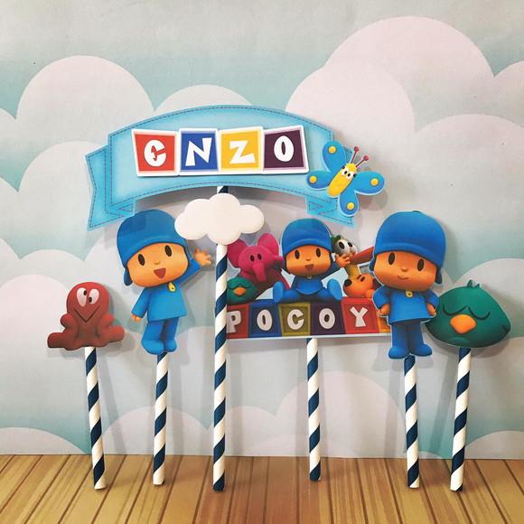 Topo de Bolo Pocoyo