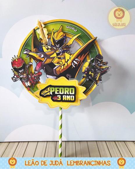 TOPO DE BOLO power rangers