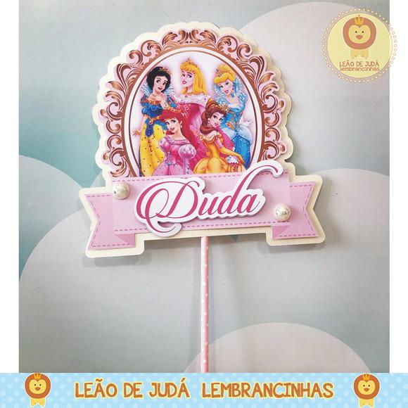 TOPO DE BOLO princesas disney