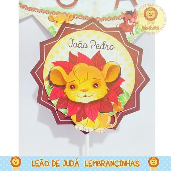 TOPO DE BOLO rei leão