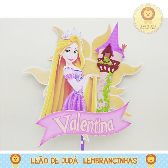 TOPO DE BOLO rapunzel