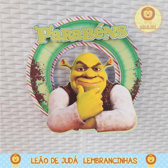 TOPO DE BOLO shrek