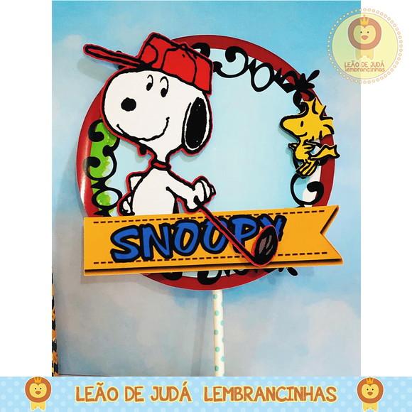 TOPO DE BOLO snoopy