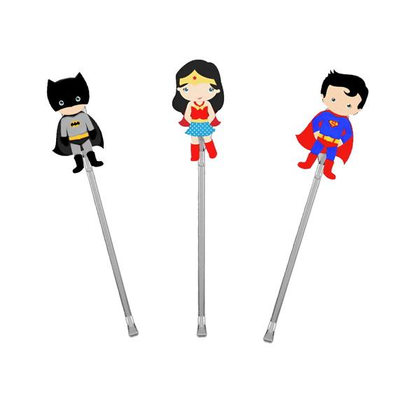 Topper para Docinho Super Heróis
