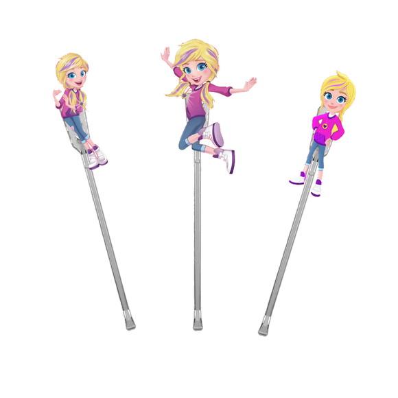 Topper para Docinho Polly Pocket