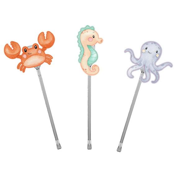 Topper para Docinho Tema Fundo do Mar