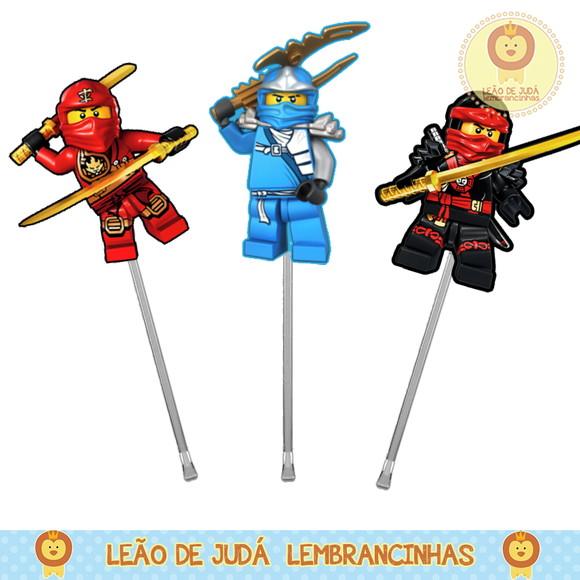 Topper para Docinho Tema Ninjago